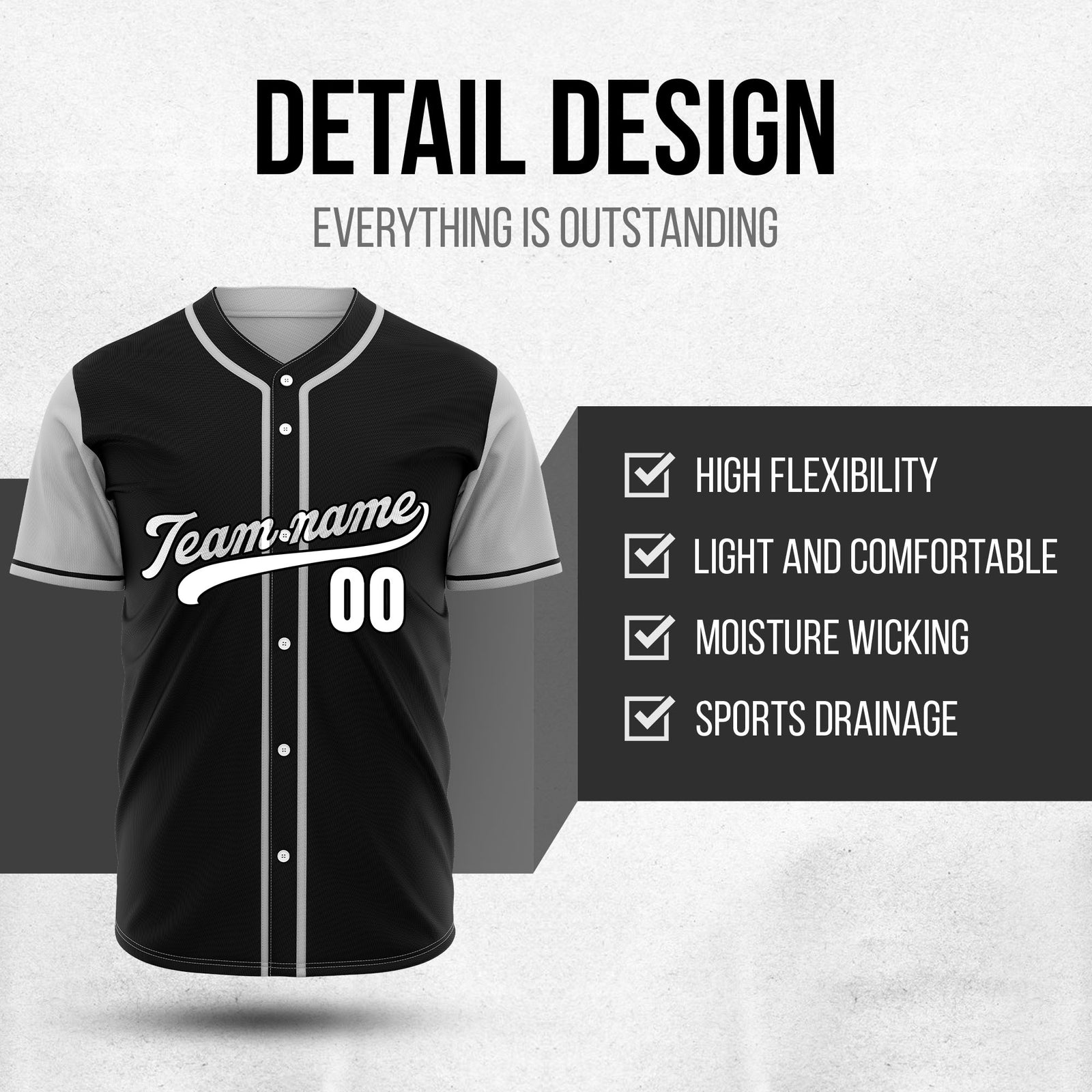 Custom Crimson Black Raglan Style Baseball Sports Jersey Personalized Uniform with Name & Number