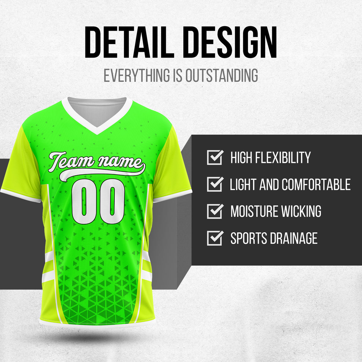 Custom HexaFade Neon Green Pullover Baseball Sports Jersey Personalized Uniform with Name & Number