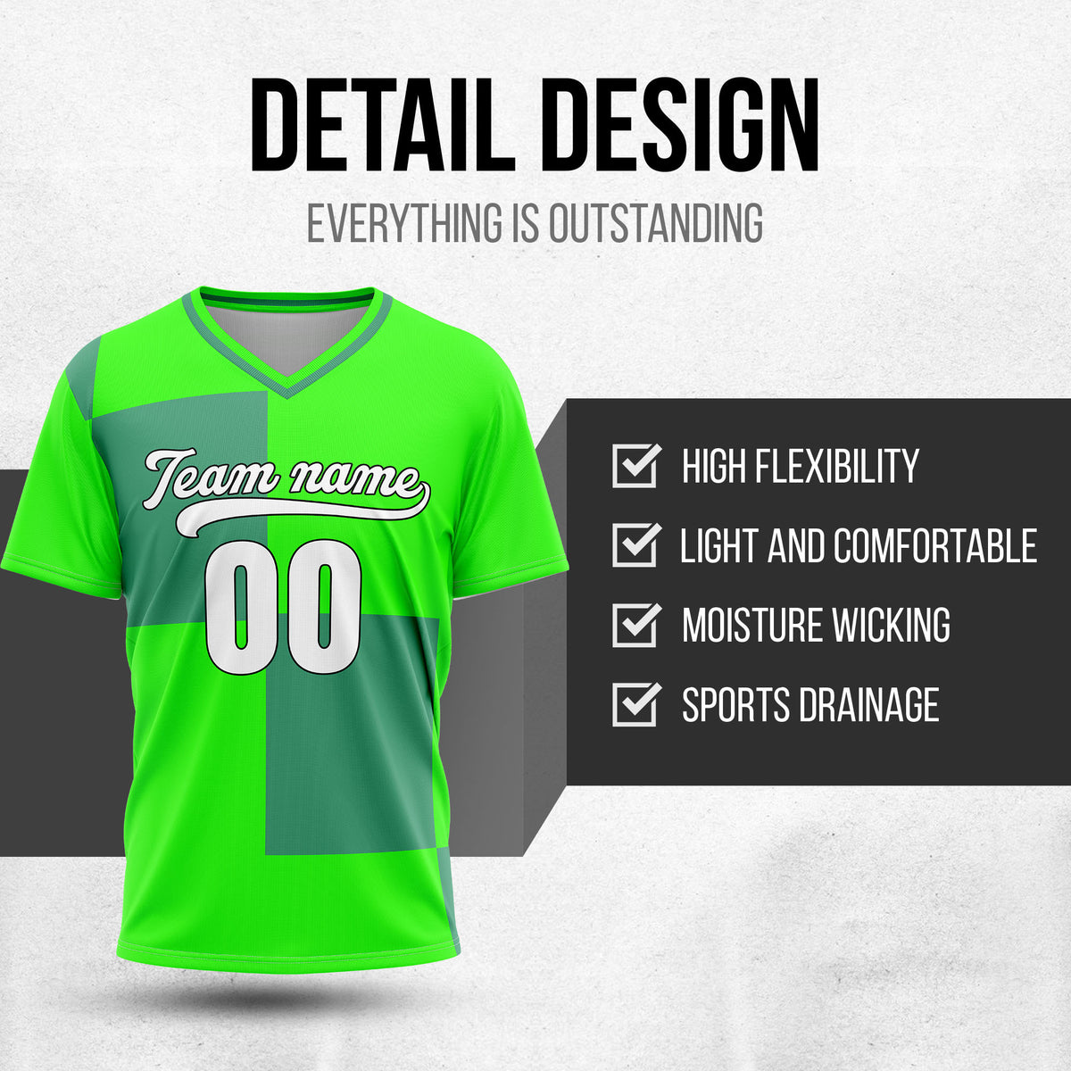 Custom Apex Colorblock Neon Green Baseball Sports Jersey Personalized Uniform with Name & Number