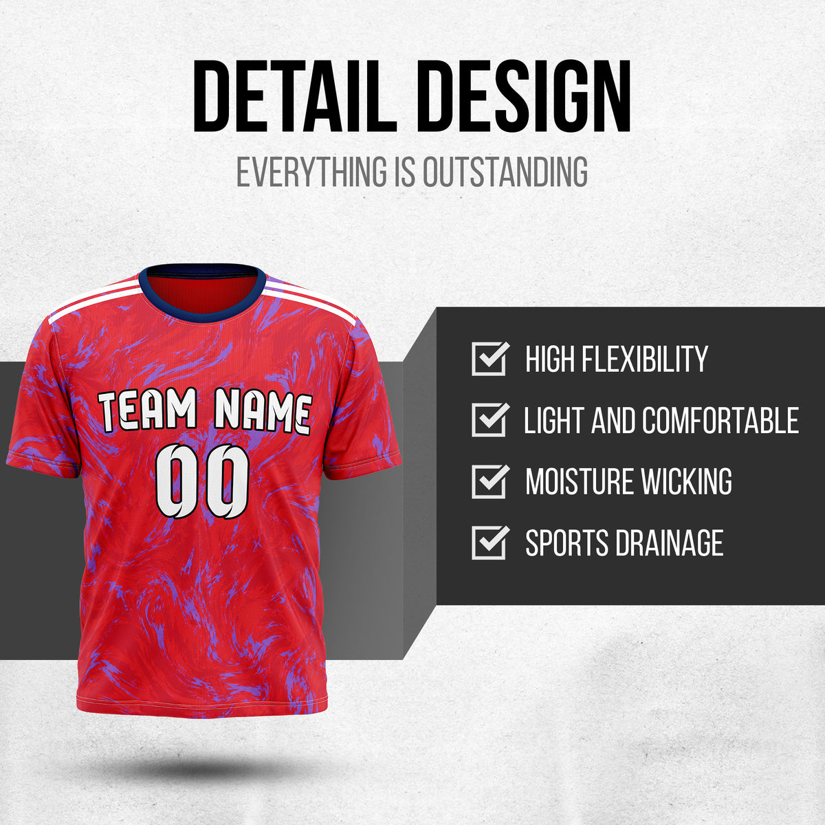 Custom COSTA RICA Fan Jersey Personalized with Name & Number