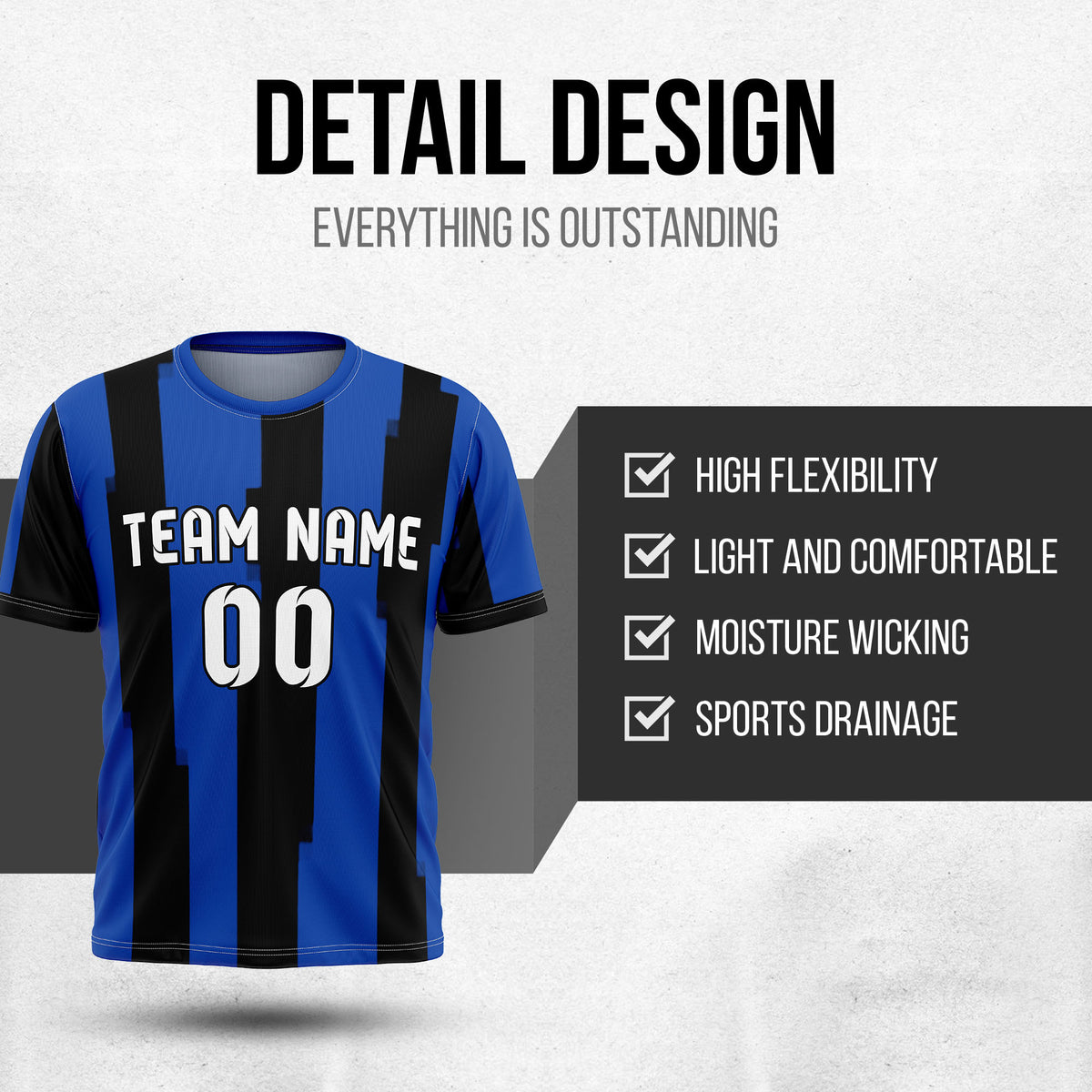 Custom Inter Milan Fan Jersey Personalized with Name & Number