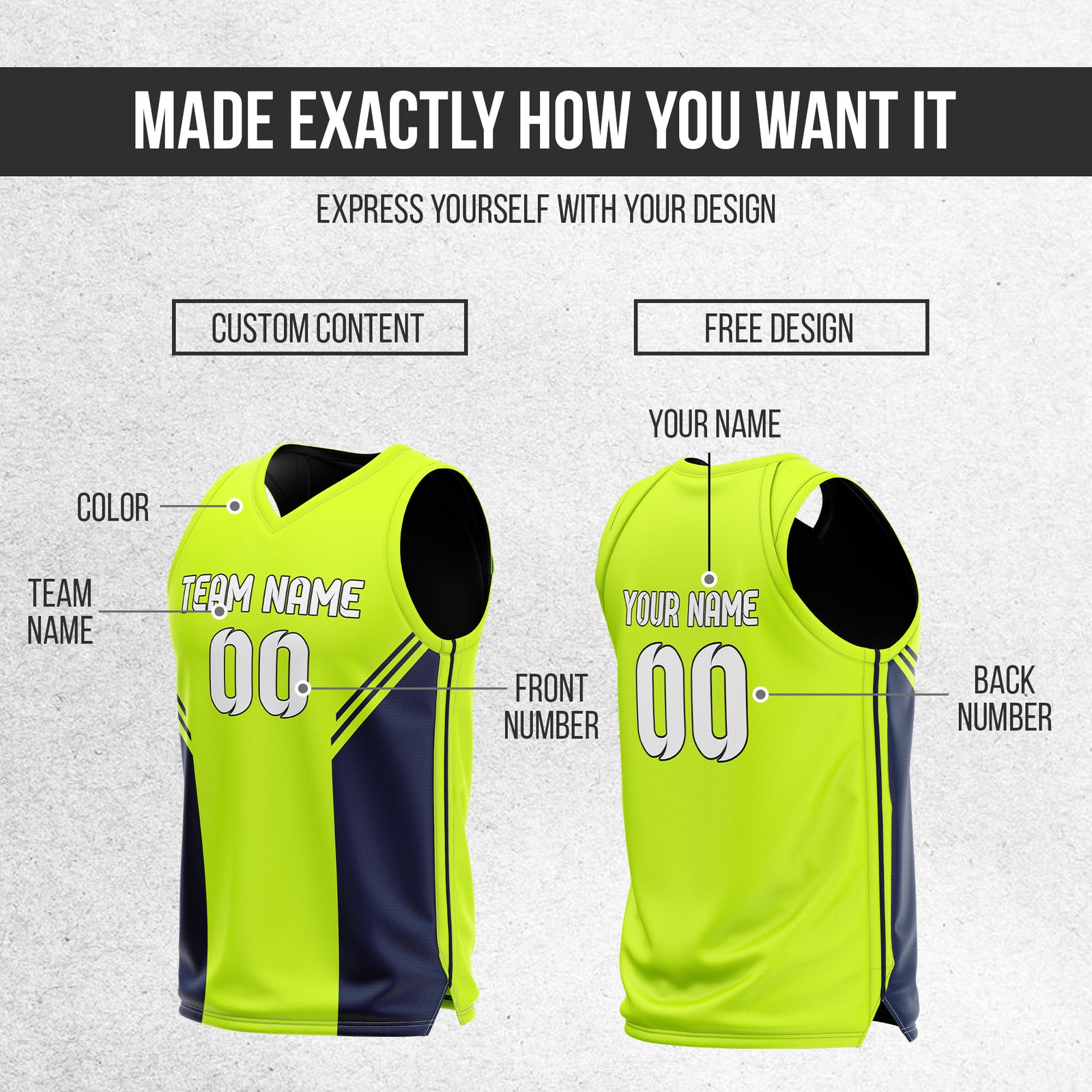 Reversible tops - Neon Green