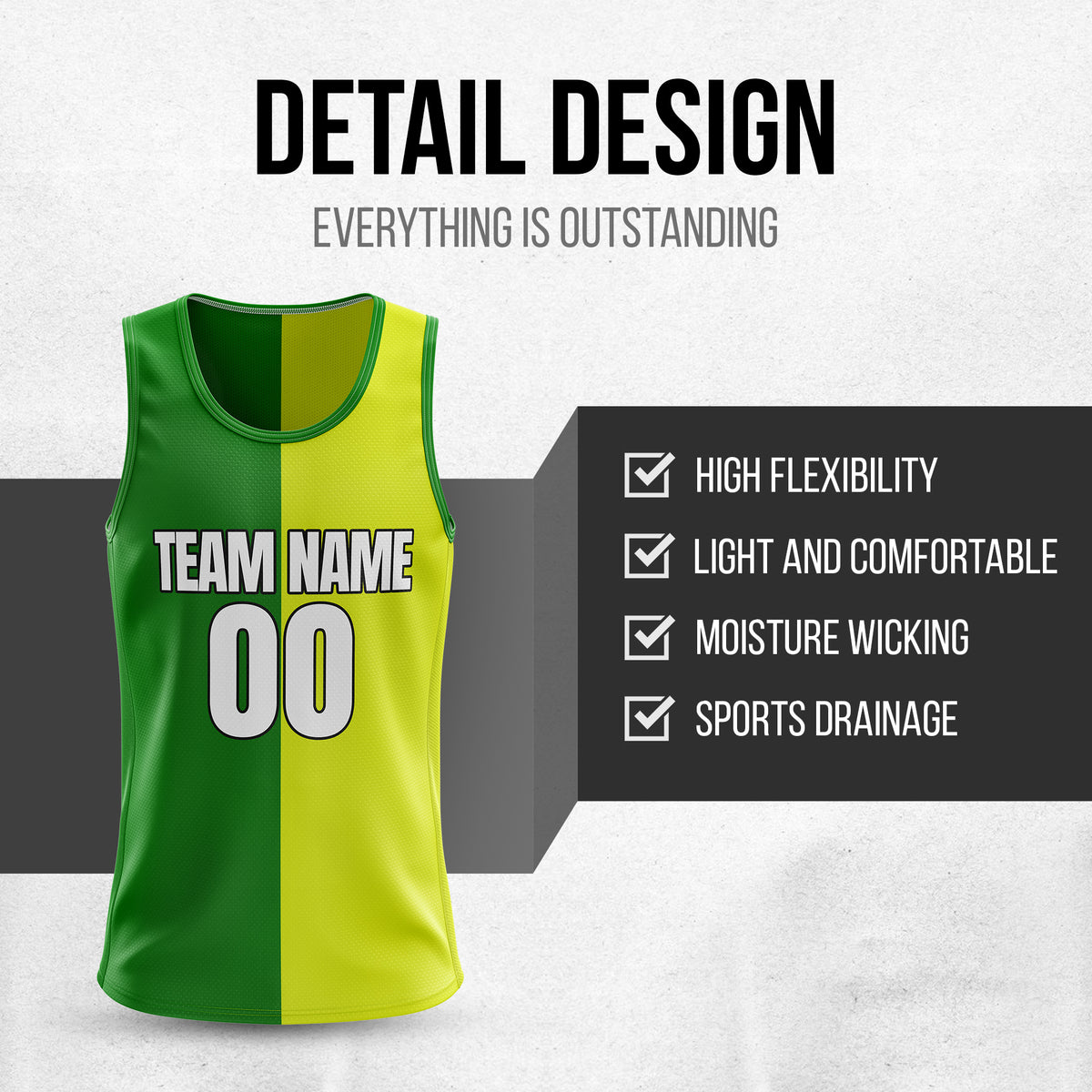 Custom Elite Split Fashion Set Green Basketball Jersey