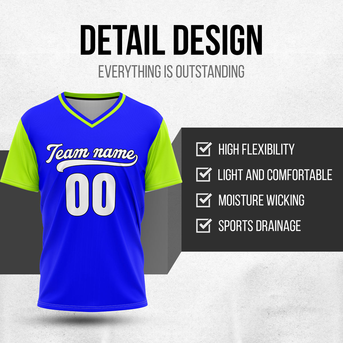 Custom Victory Line Blue Pullover Baseball Sports Jersey Personalized Uniform with Name & Number
