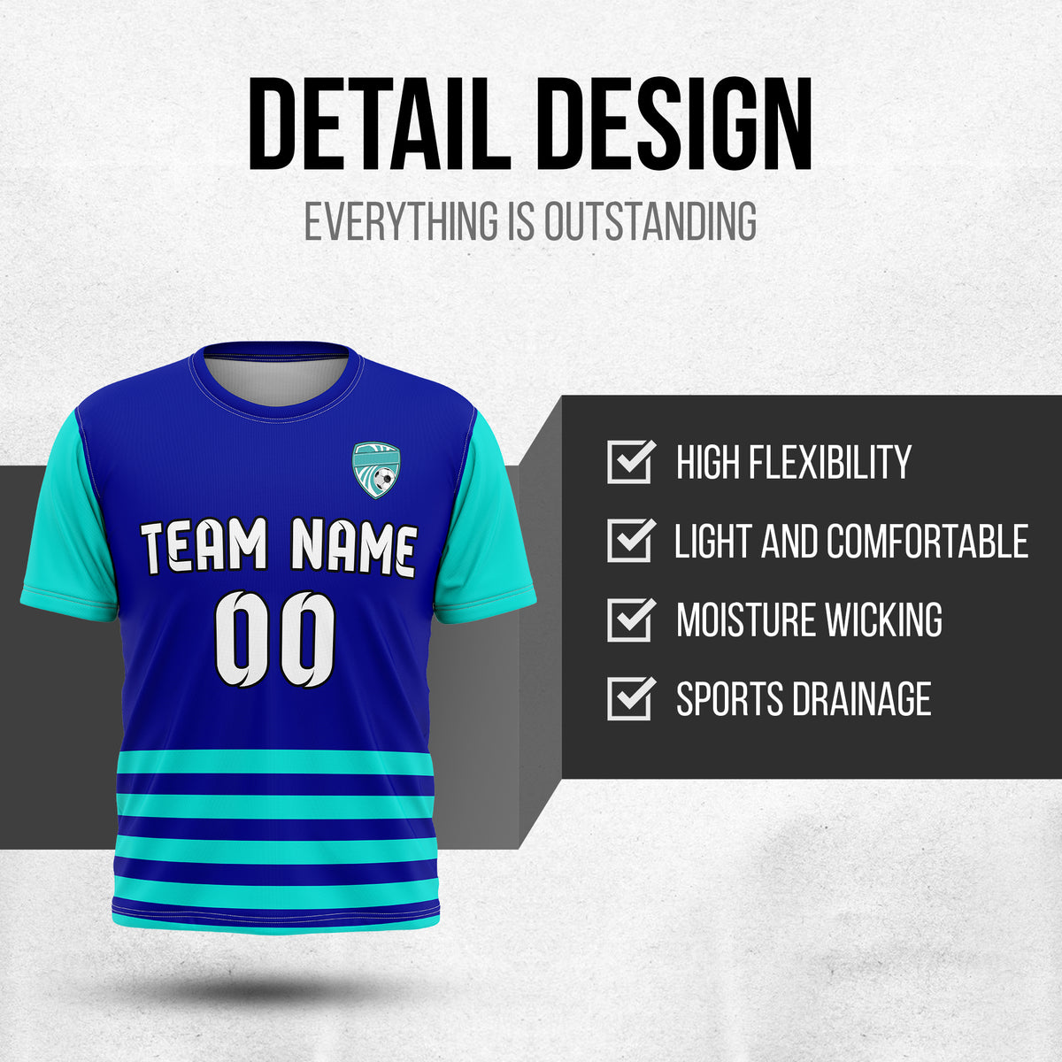 Custom Soccer R Stripes Volt Stripe Navy Sports Tops Jersey