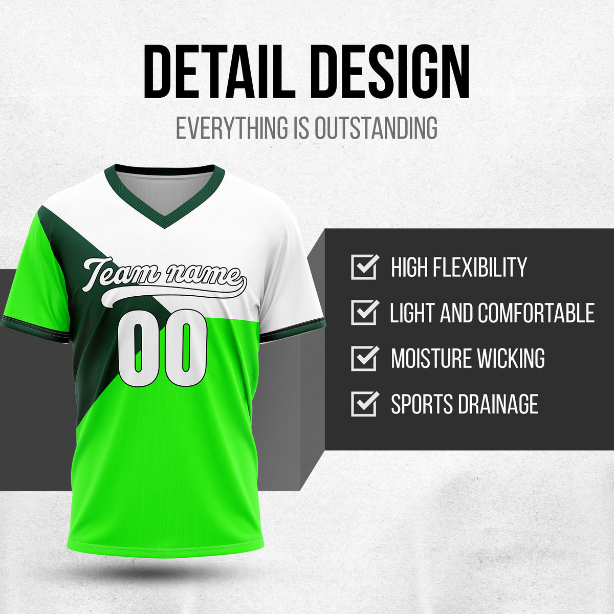 Custom FlexCore Neon Green Baseball Sports Jersey Personalized Uniform with Name & Number