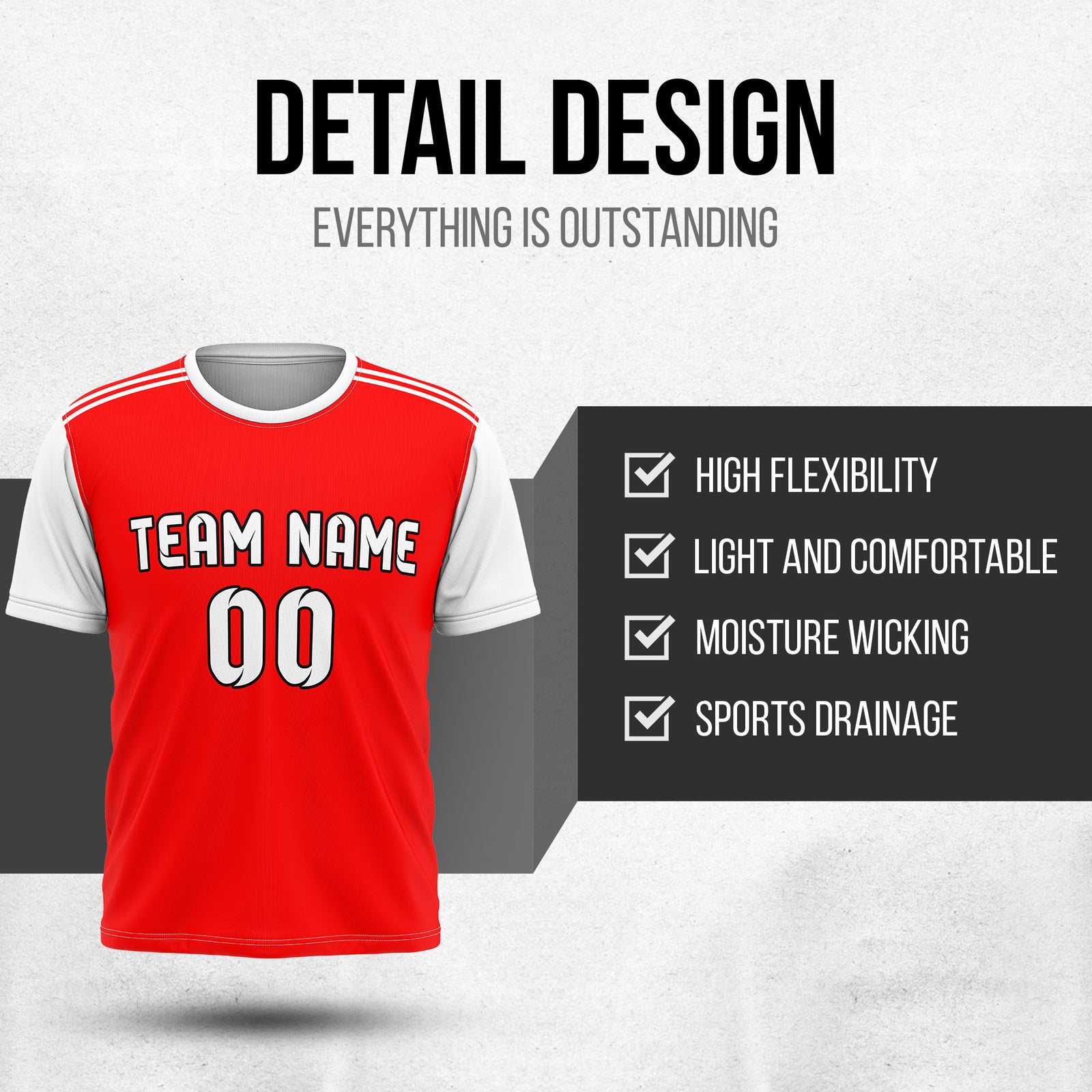 Custom Arsenal Fan Jersey Personalized with Name & Number