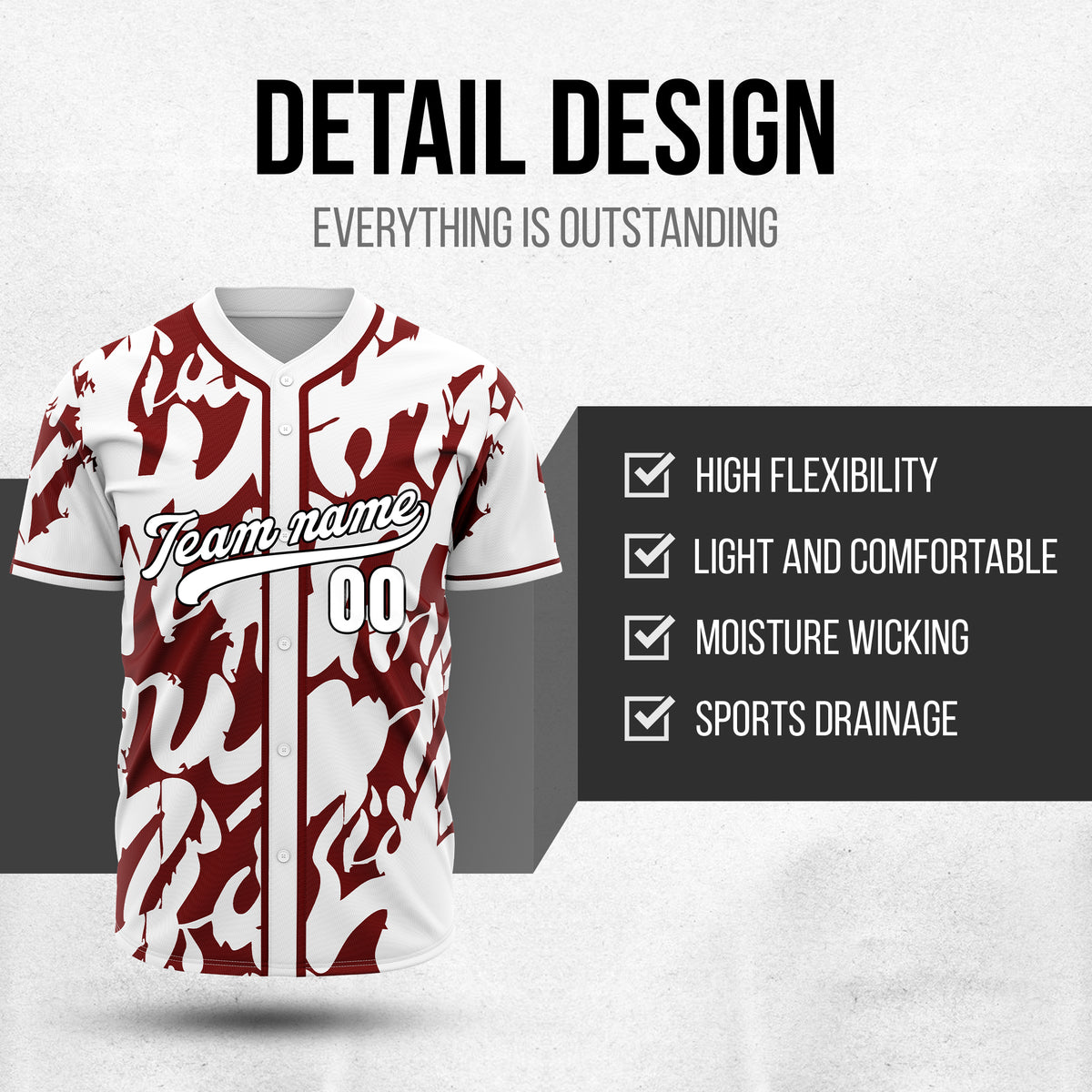 Custom Graffiti Sox White Baseball Sports Jersey Personalized Uniform with Name & Number