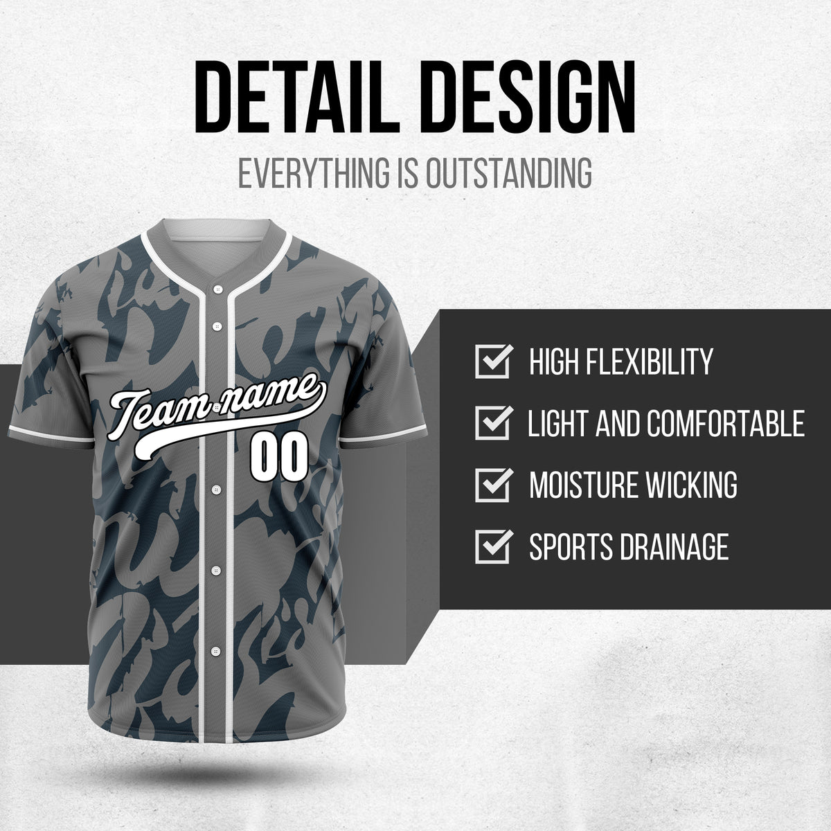 Custom Graffiti Sox Grey Baseball Sports Jersey Personalized Uniform with Name & Number