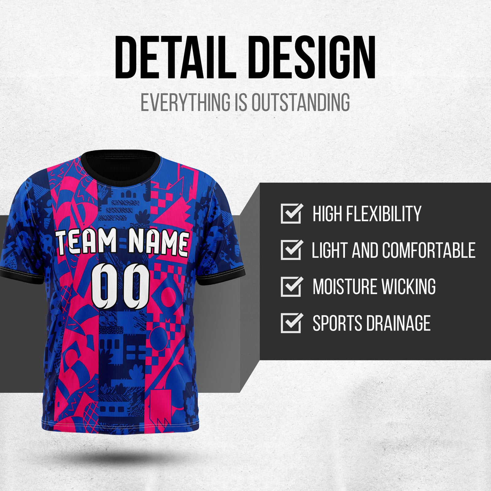 Custom FC Barcelona Fan Jersey Personalized with Name & Number