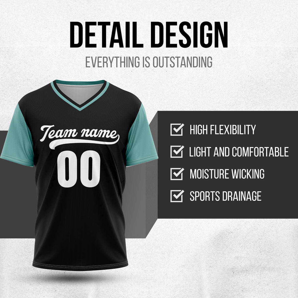 Custom Victory Line Black Pullover Baseball Sports Jersey Personalized Uniform with Name & Number