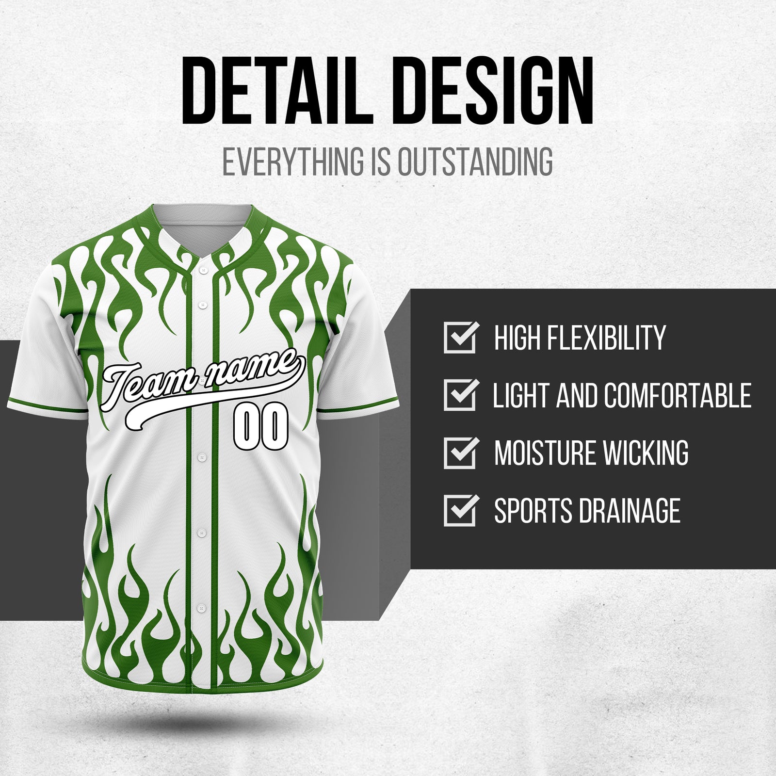 Custom Frostburn White Baseball Sports Jersey Personalized Uniform with Name & Number