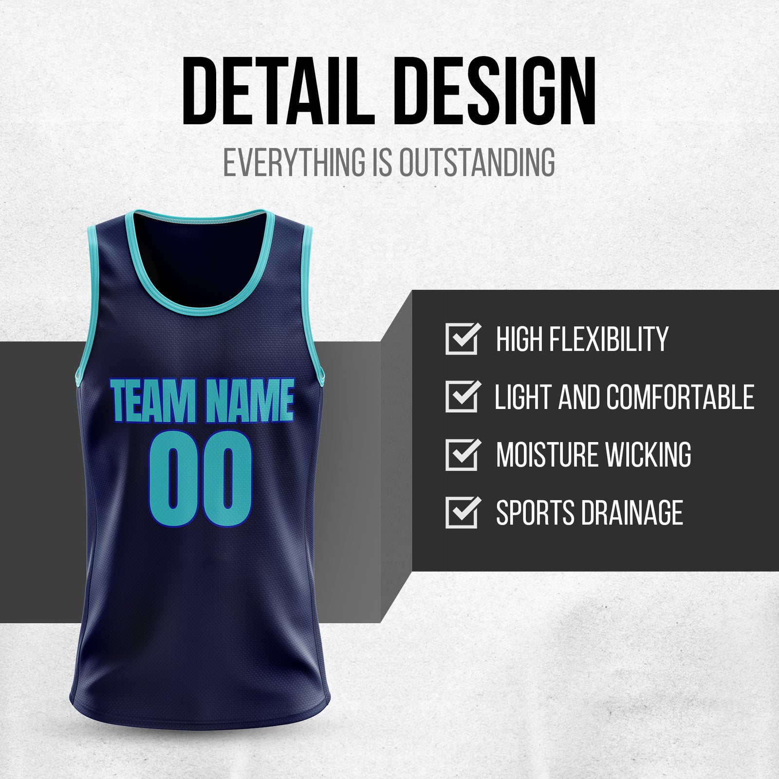 Custom Elite Navy Classic Chest Slash Pattern Reversible Basketball Jersey