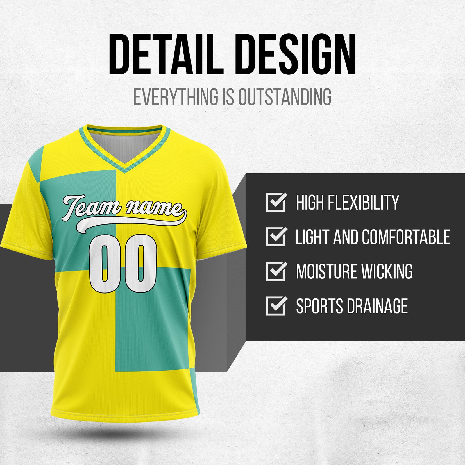 Custom Apex Colorblock Yellow Baseball Sports Jersey Personalized Uniform with Name & Number