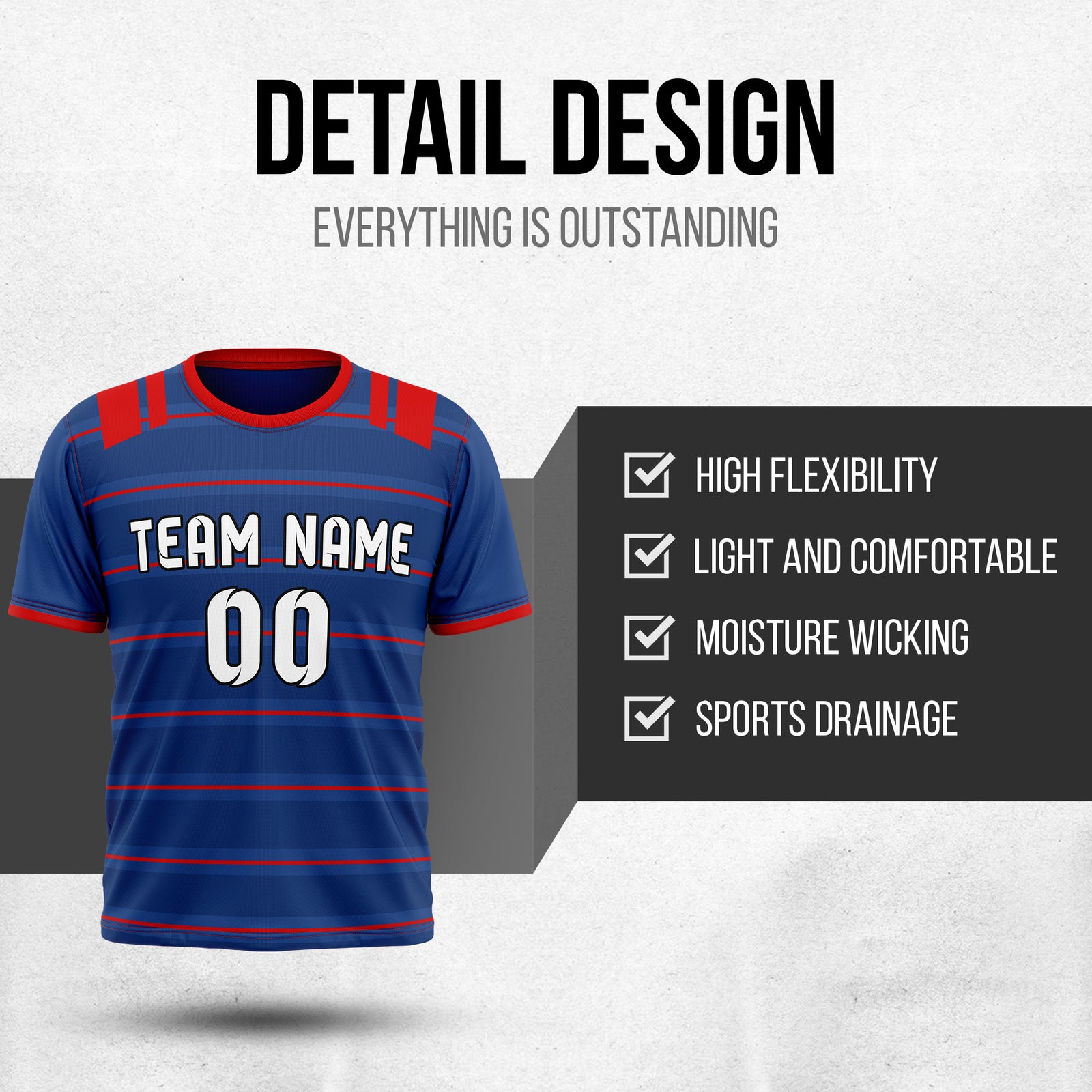 Custom FRANCE Fan Jersey Personalized with Name & Number