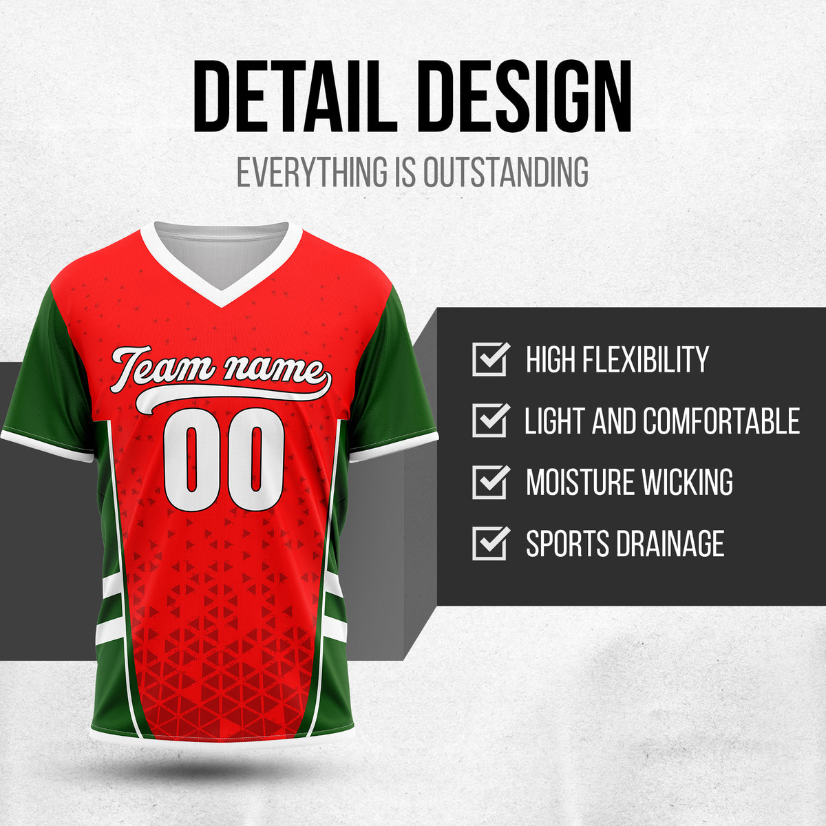 Custom HexaFade Red Pullover Baseball Sports Jersey Personalized Uniform with Name & Number