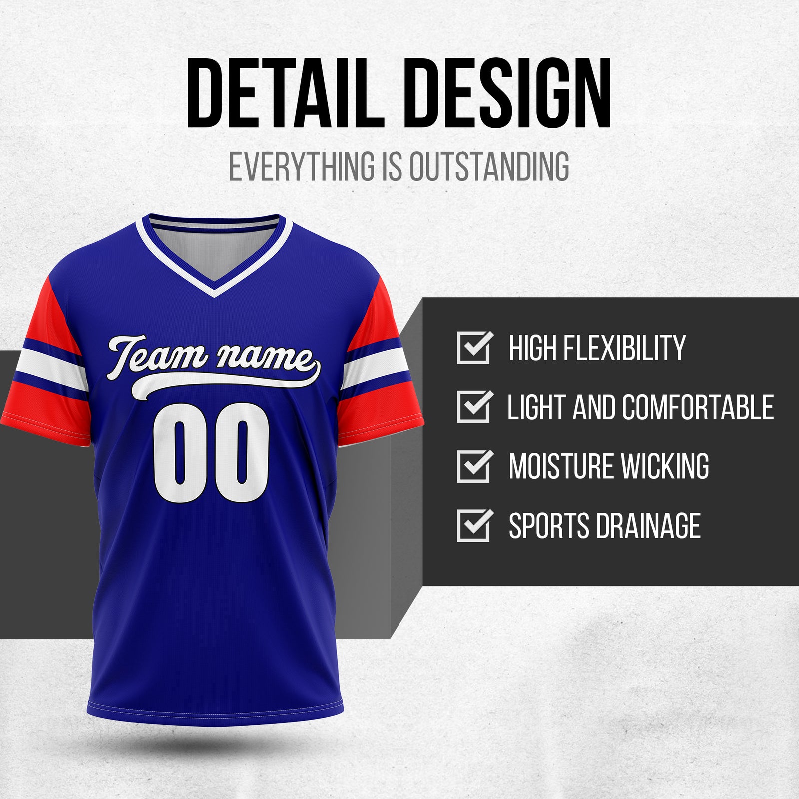 Custom StormLine Navy Pullover Baseball Sports Jersey Personalized Uniform with Name & Number