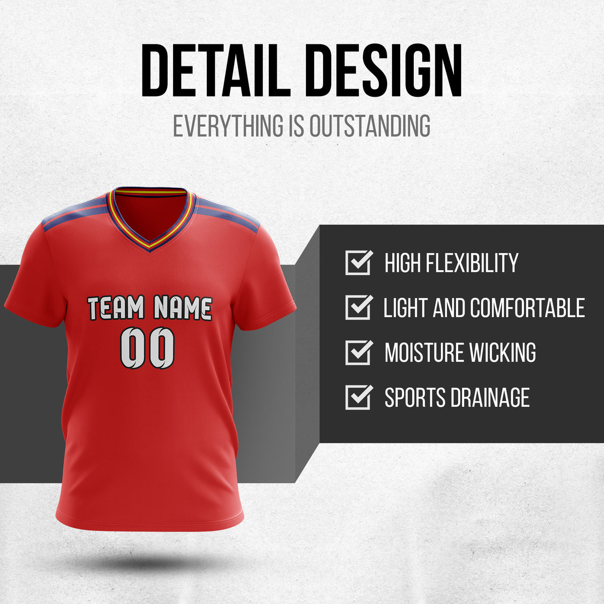 Custom SPAIN Fan Jersey Personalized with Name & Number
