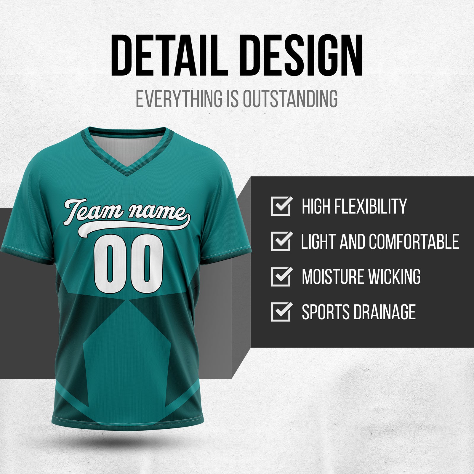 Custom NovaLine Teal Pullover Baseball Sports Jersey Personalized Uniform with Name & Number