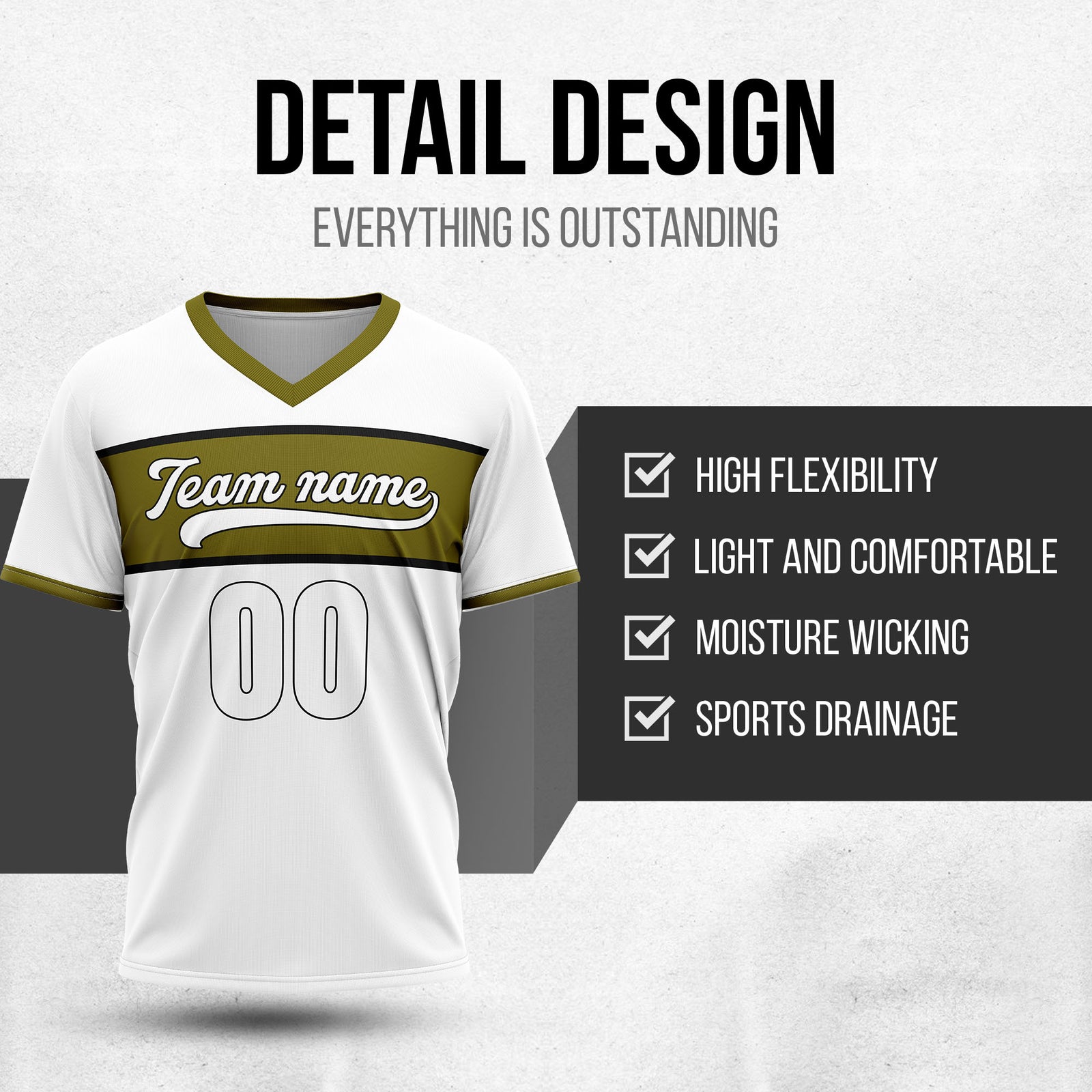 Custom ProEdge White Baseball Sports Jersey Personalized Uniform with Name & Number