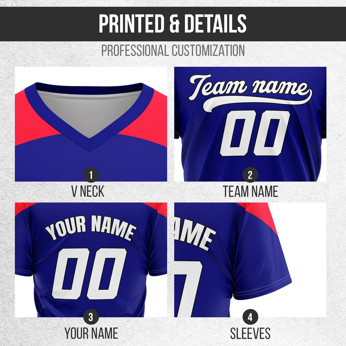 Custom Darkvolt Navy Pullover Baseball Sports Jersey Personalized Uniform with Name & Number