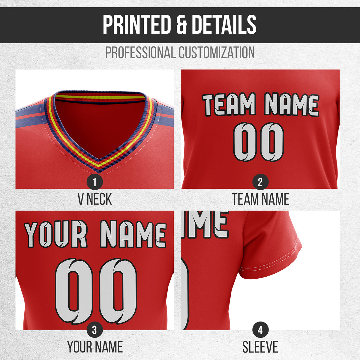 Custom SPAIN Fan Jersey Personalized with Name & Number