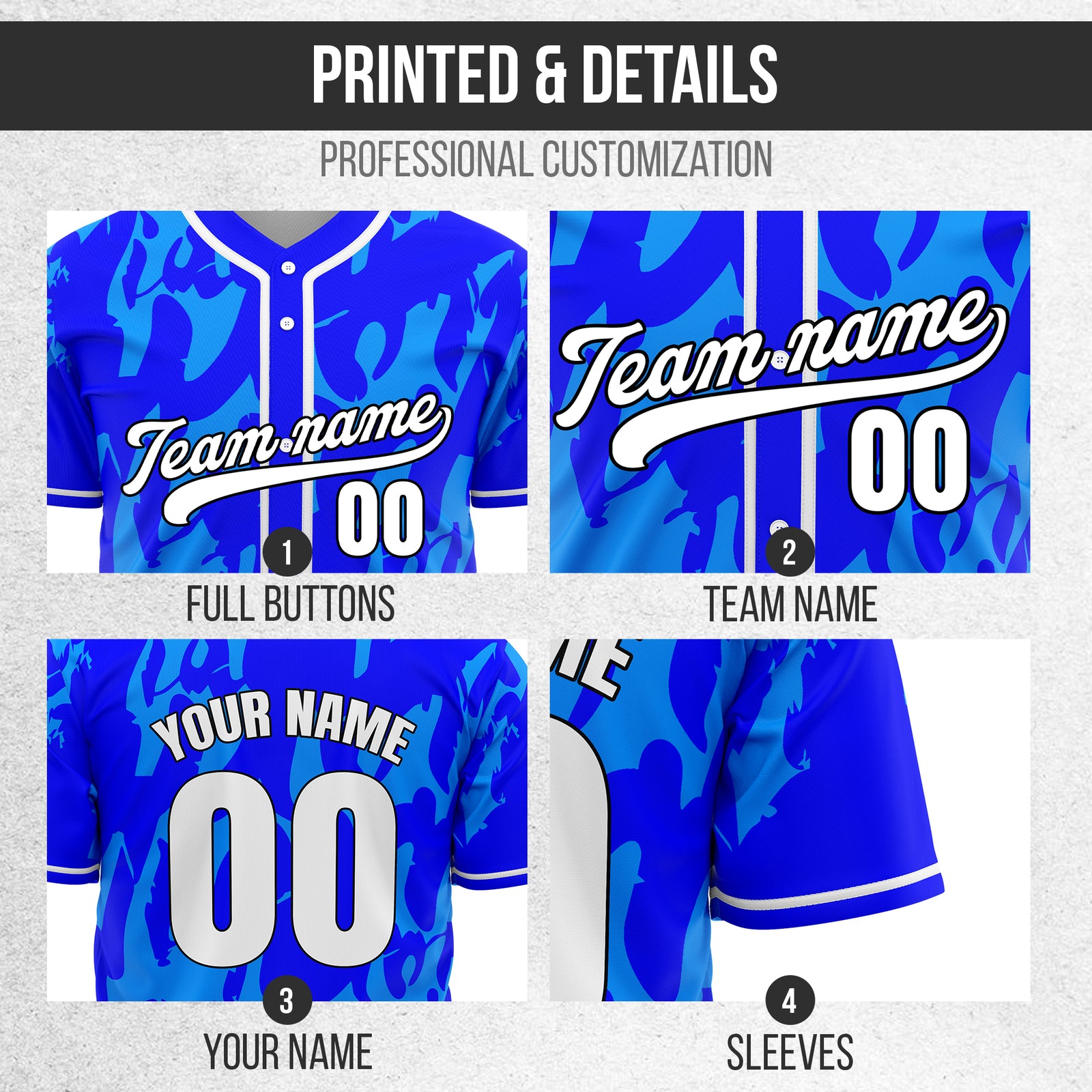 Custom Graffiti Sox Blue Baseball Sports Jersey Personalized Uniform with Name & Number