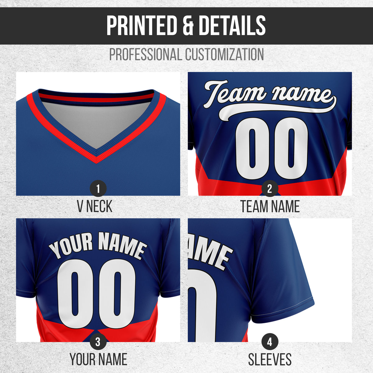 Custom NovaLine Navy Pullover Baseball Sports Jersey Personalized Uniform with Name & Number