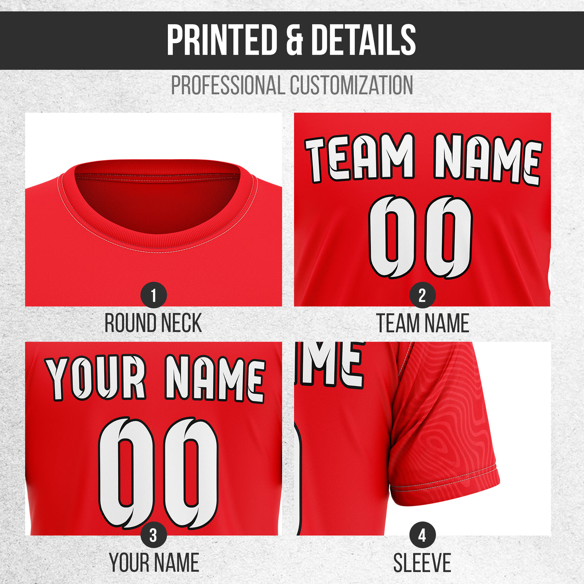 Custom CANADA Fan Jersey Personalized with Name & Number