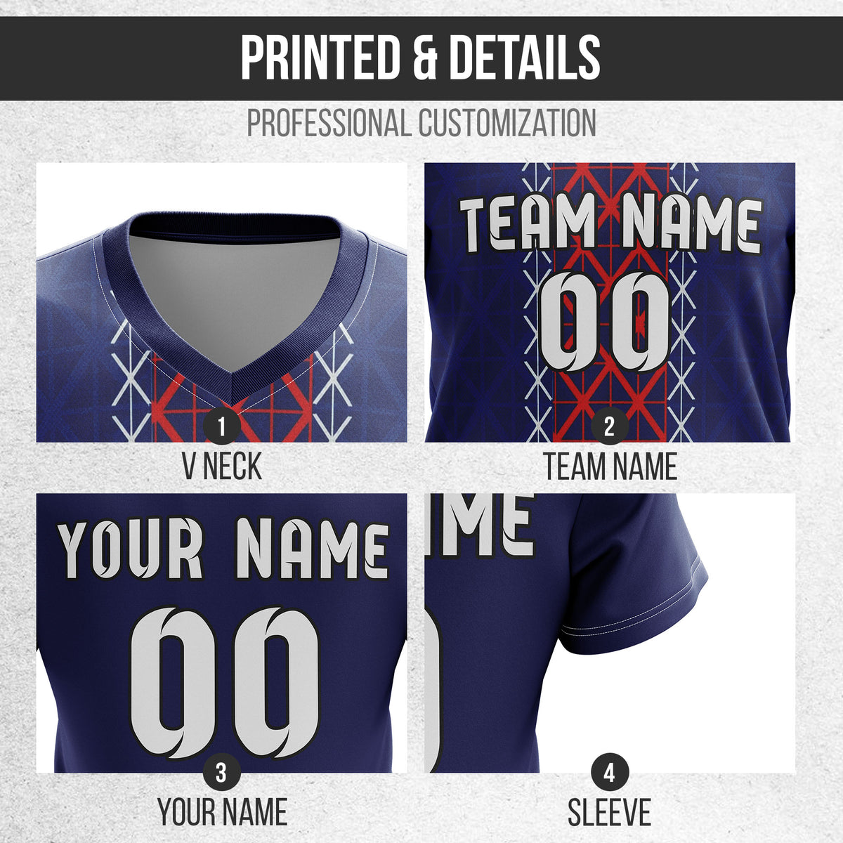 Custom Paris Saint Fan Jersey Personalized with Name & Number