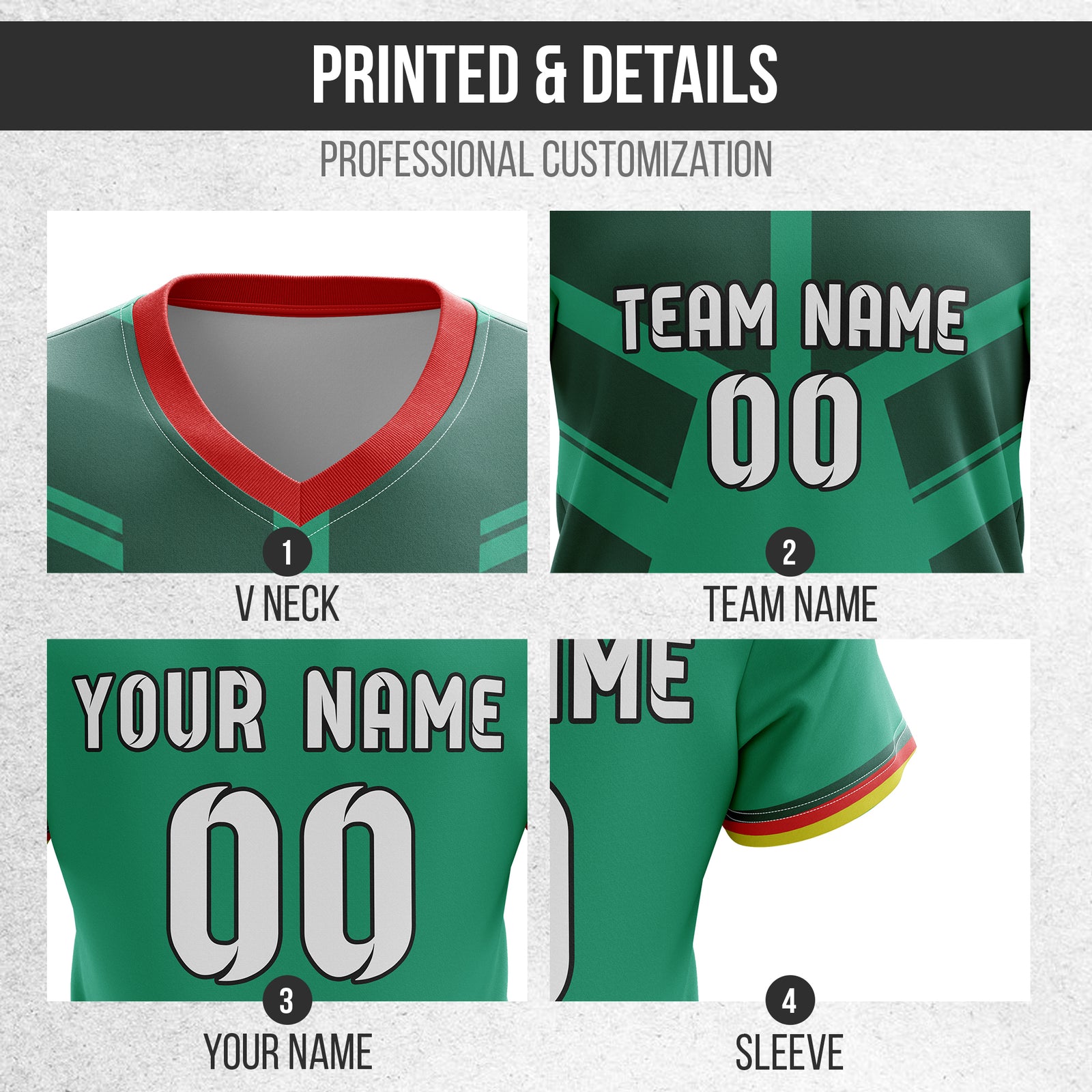 Custom CAMEROON Fan Jersey Personalized with Name & Number