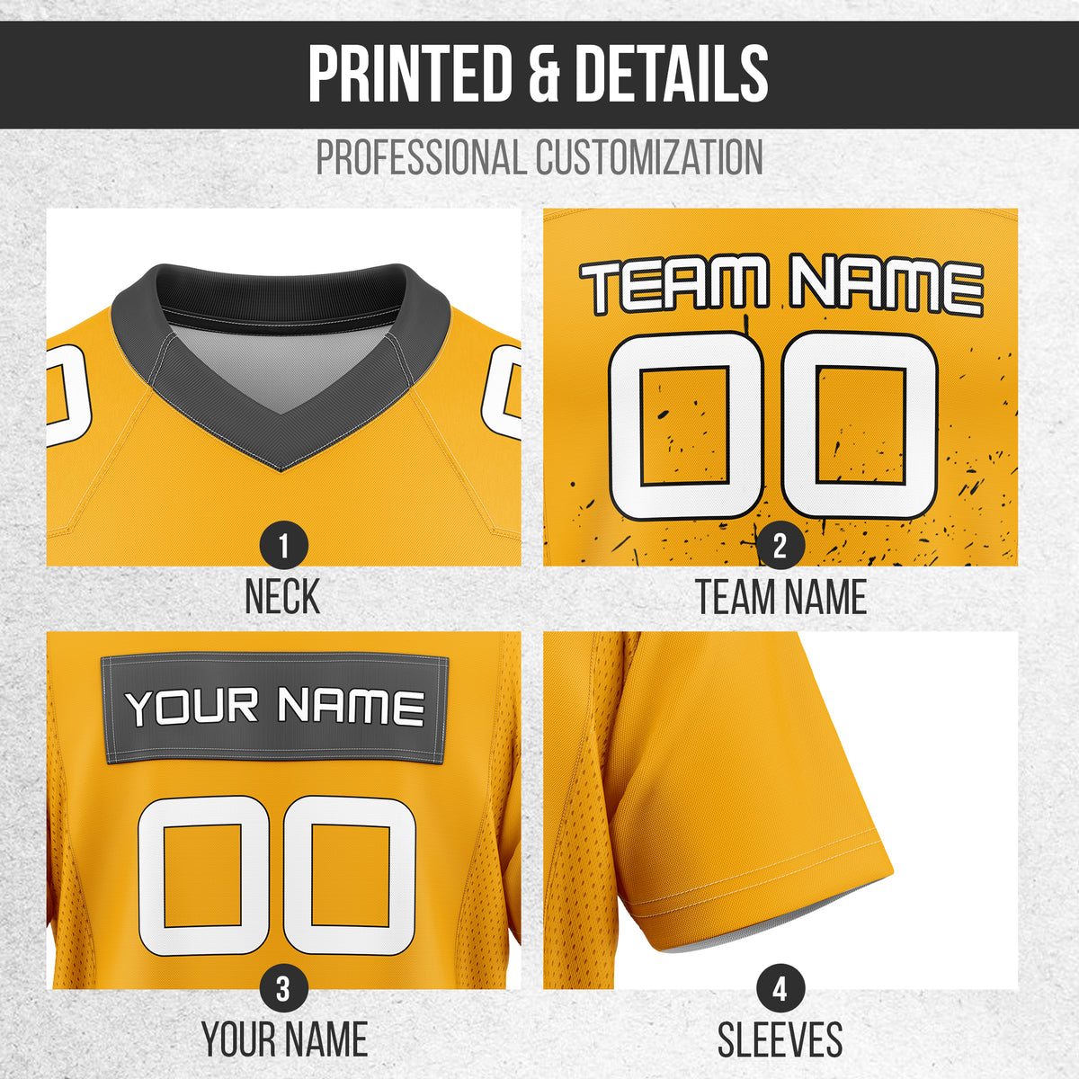 Custom Elite Sideways Drift Orange  Mesh Authentic Football Jersey