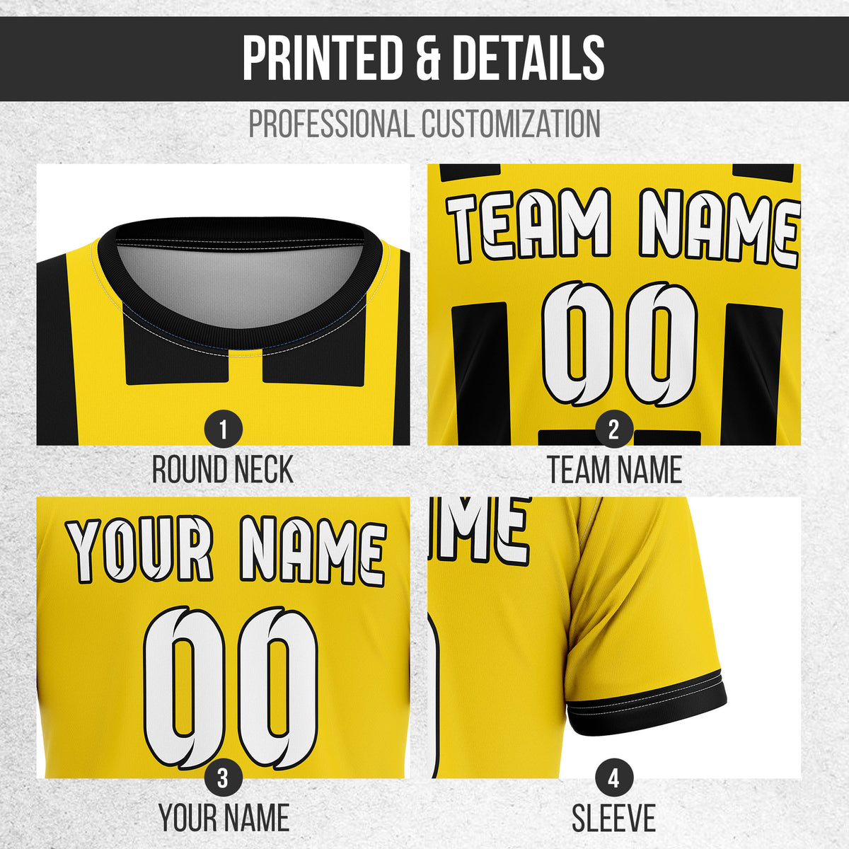 Custom Borussia Dortmund Fan Jersey Personalized with Name & Number