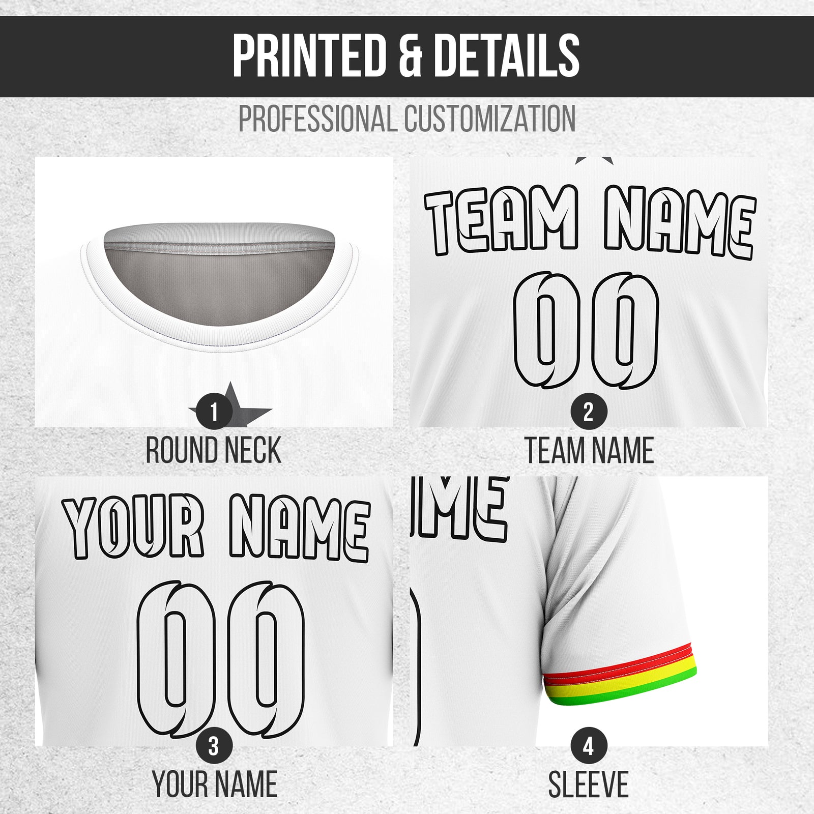 Custom GHANA Fan Jersey Personalized with Name & Number