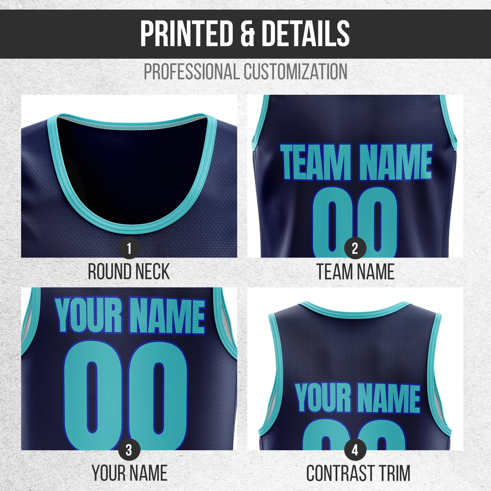Custom Elite Navy Classic Chest Slash Pattern Reversible Basketball Jersey