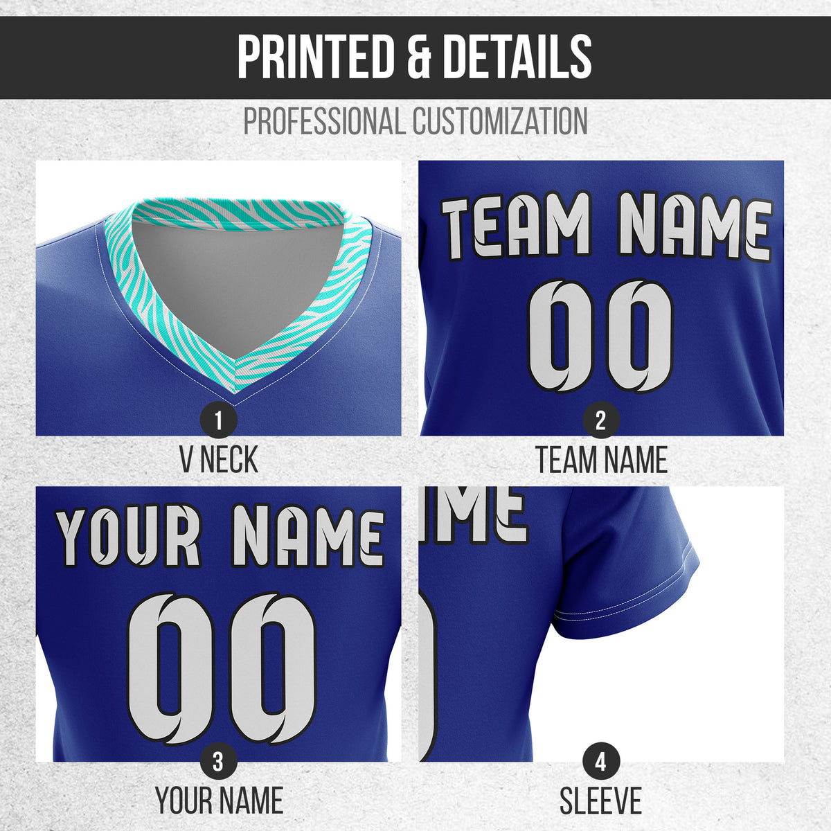 Custom Chelsea Fan Jersey Personalized with Name & Number