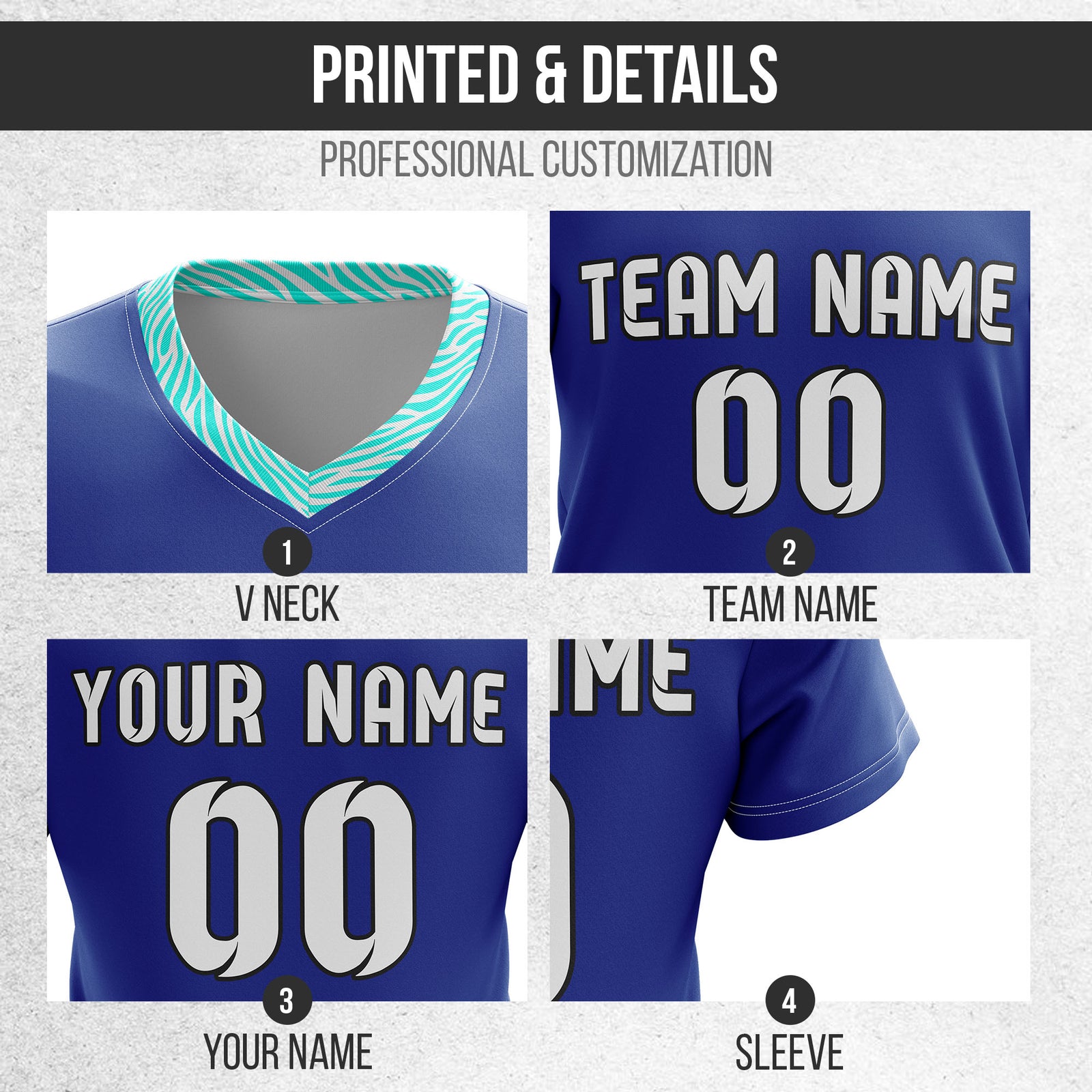 Custom Chelsea Fan Jersey Personalized with Name & Number