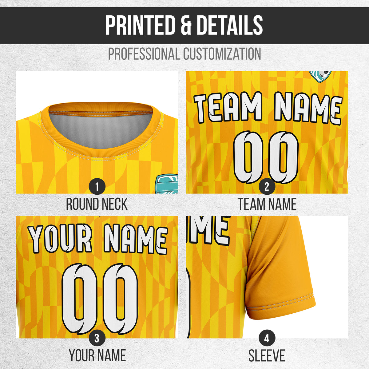 Custom Soccer Round Neck Orange Cyclone Tops Jersey