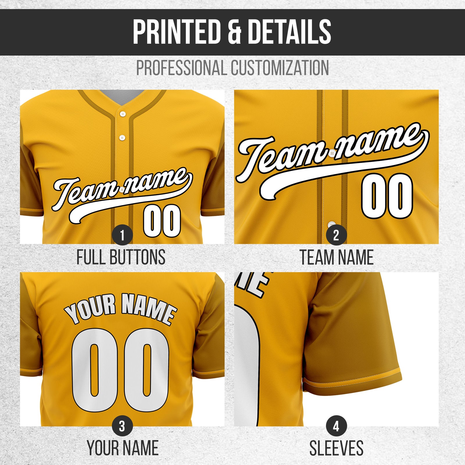 Custom Crimson Orange Raglan Style Baseball Sports Jersey Personalized Uniform with Name & Number