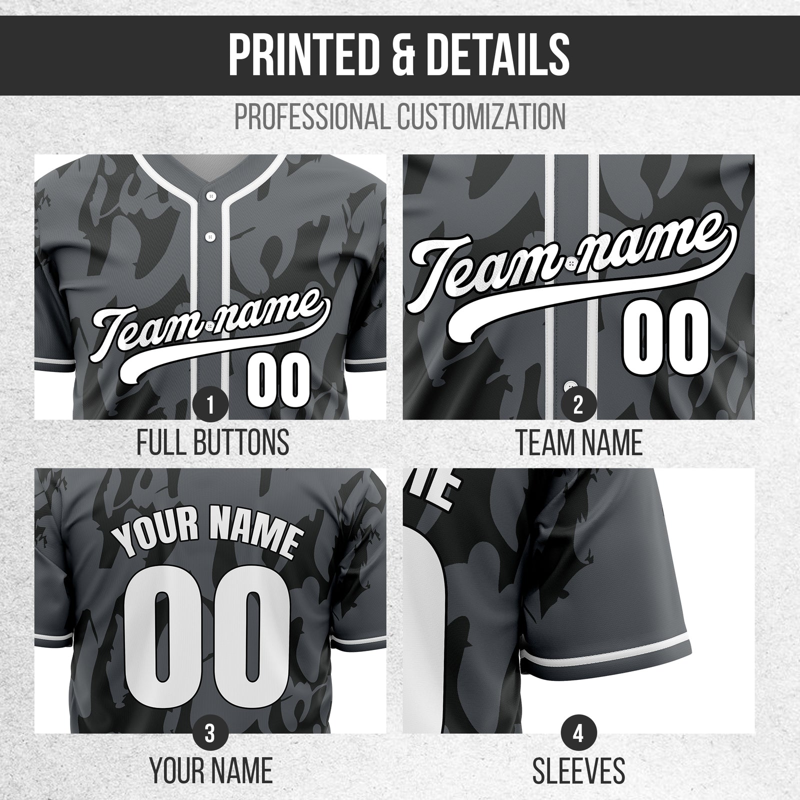 Custom Graffiti Sox Dark Grey Baseball Sports Jersey Personalized Uniform with Name & Number