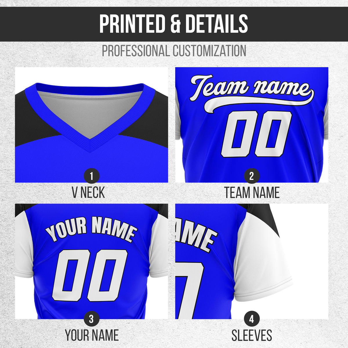 Custom Darkvolt Blue Pullover Baseball Sports Jersey Personalized Uniform with Name & Number