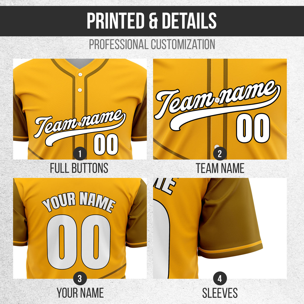 Custom Swift Orange Raglan Style Baseball Sports Jersey Personalized Uniform with Name & Number