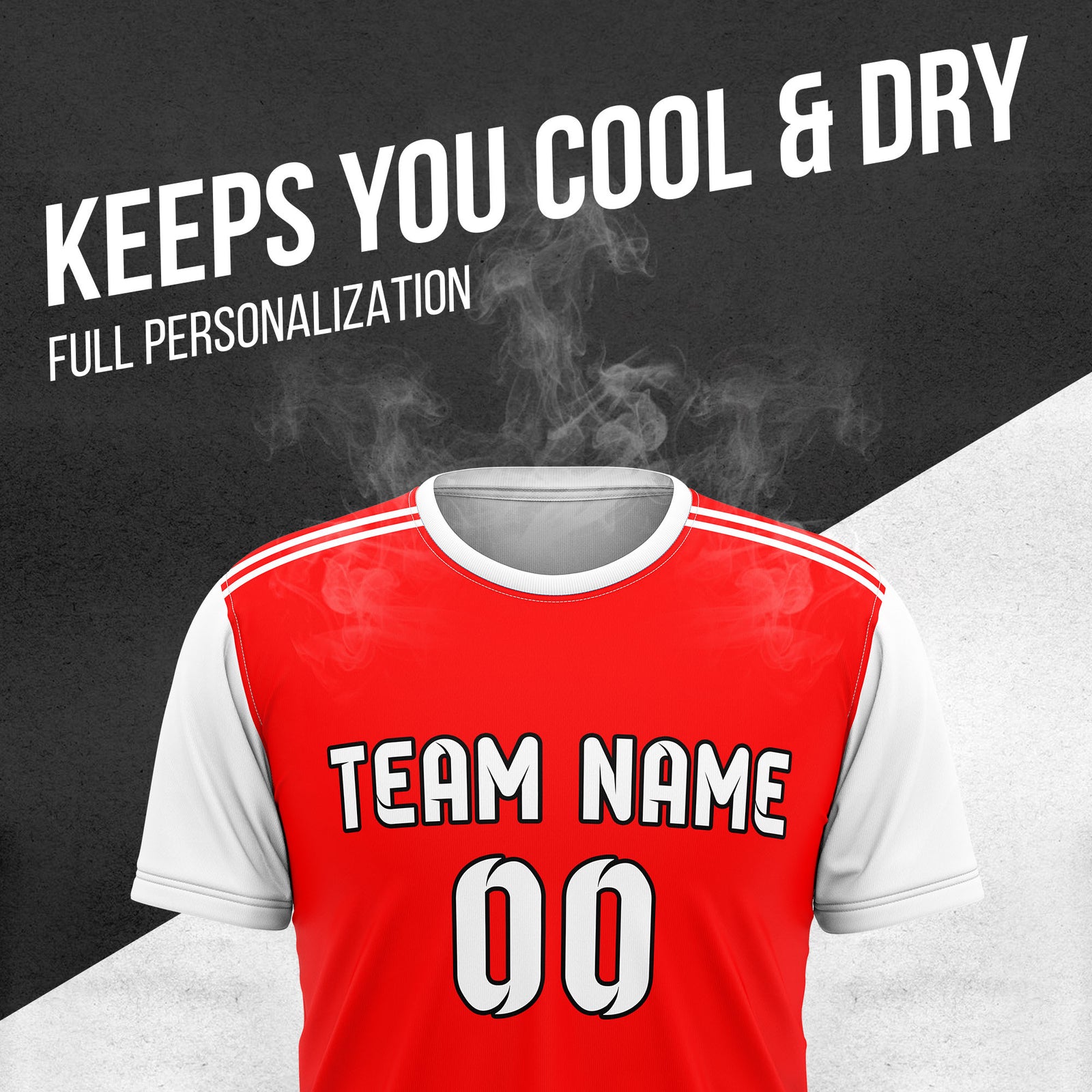 Custom Arsenal Fan Jersey Personalized with Name & Number
