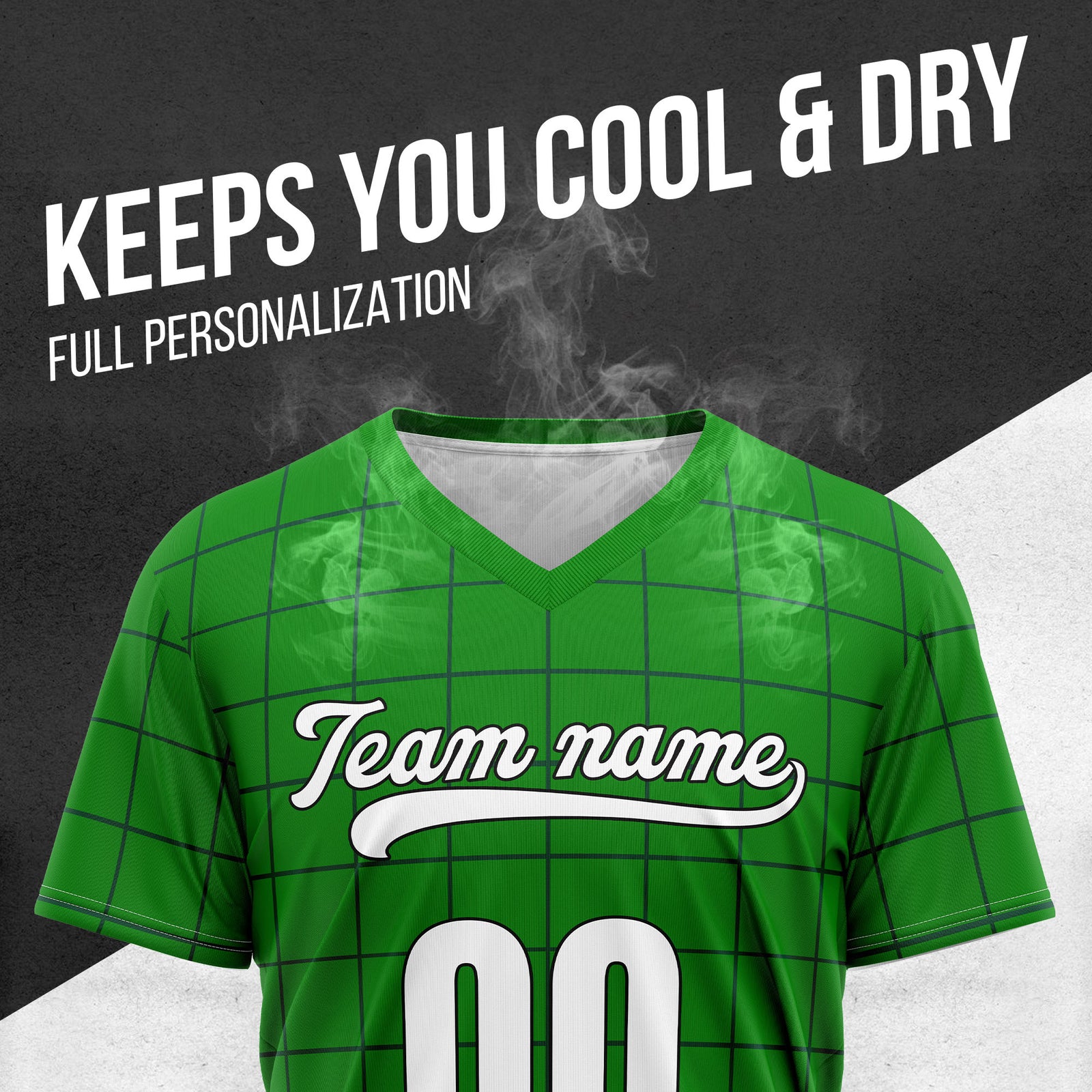 Custom Storm Matrix Green Baseball Sports Jersey Personalized Uniform with Name & Number