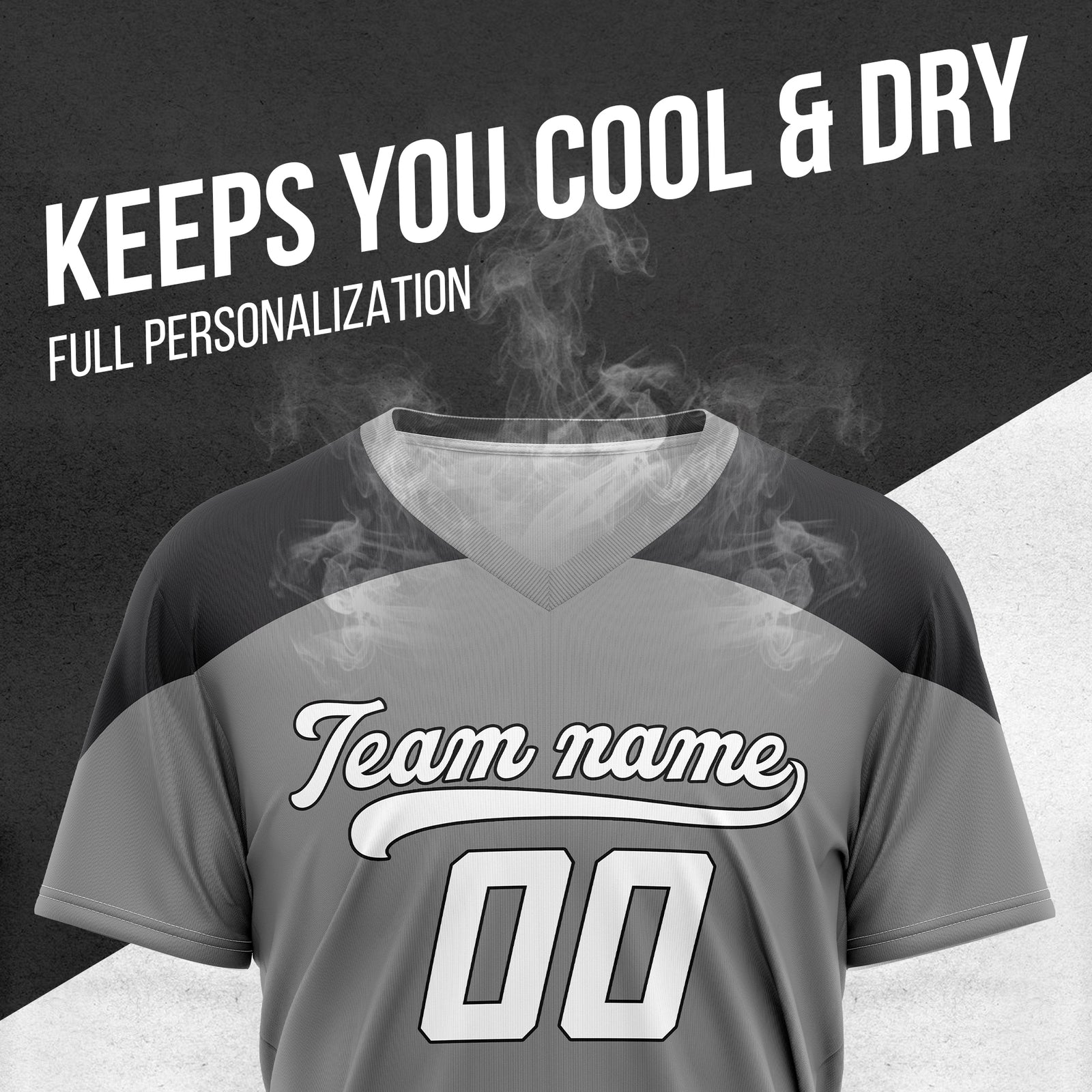 Custom Darkvolt Grey Pullover Baseball Sports Jersey Personalized Uniform with Name & Number
