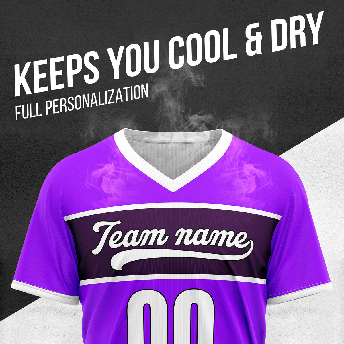 Custom ProEdge Purple Baseball Sports Jersey Personalized Uniform with Name & Number