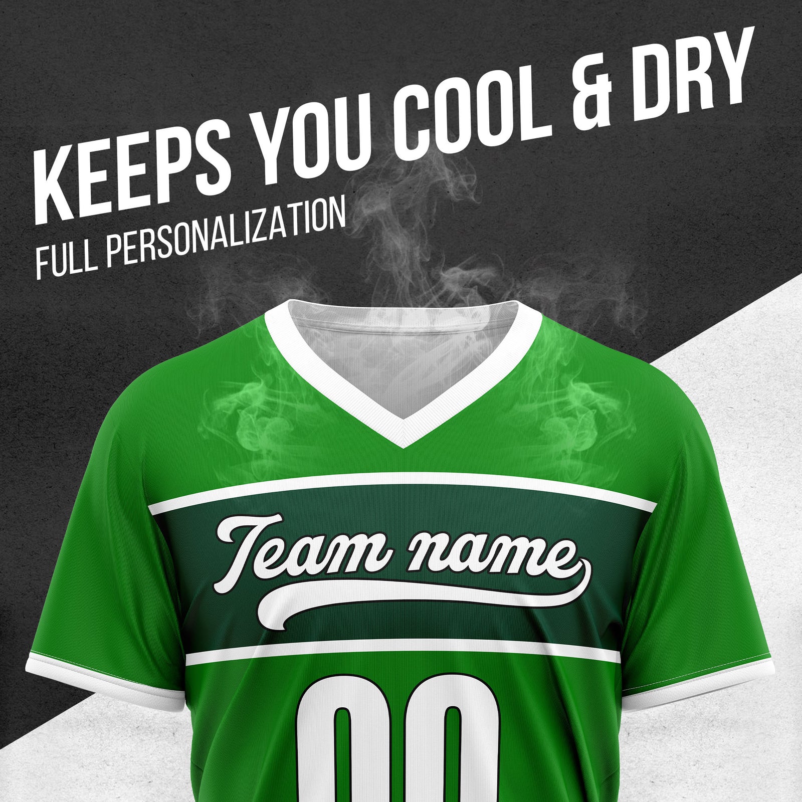 Custom ProEdge Green Baseball Sports Jersey Personalized Uniform with Name & Number