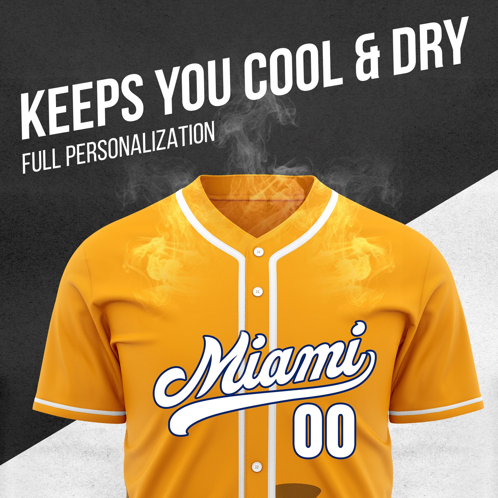 Custom City Tide Orange Baseball Sports Jersey Personalized Uniform with Name & Number