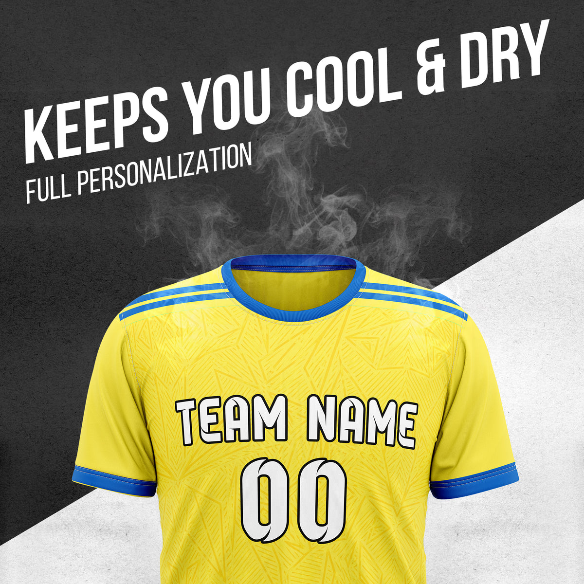 Custom UKRAINE Fan Jersey Personalized with Name & Number