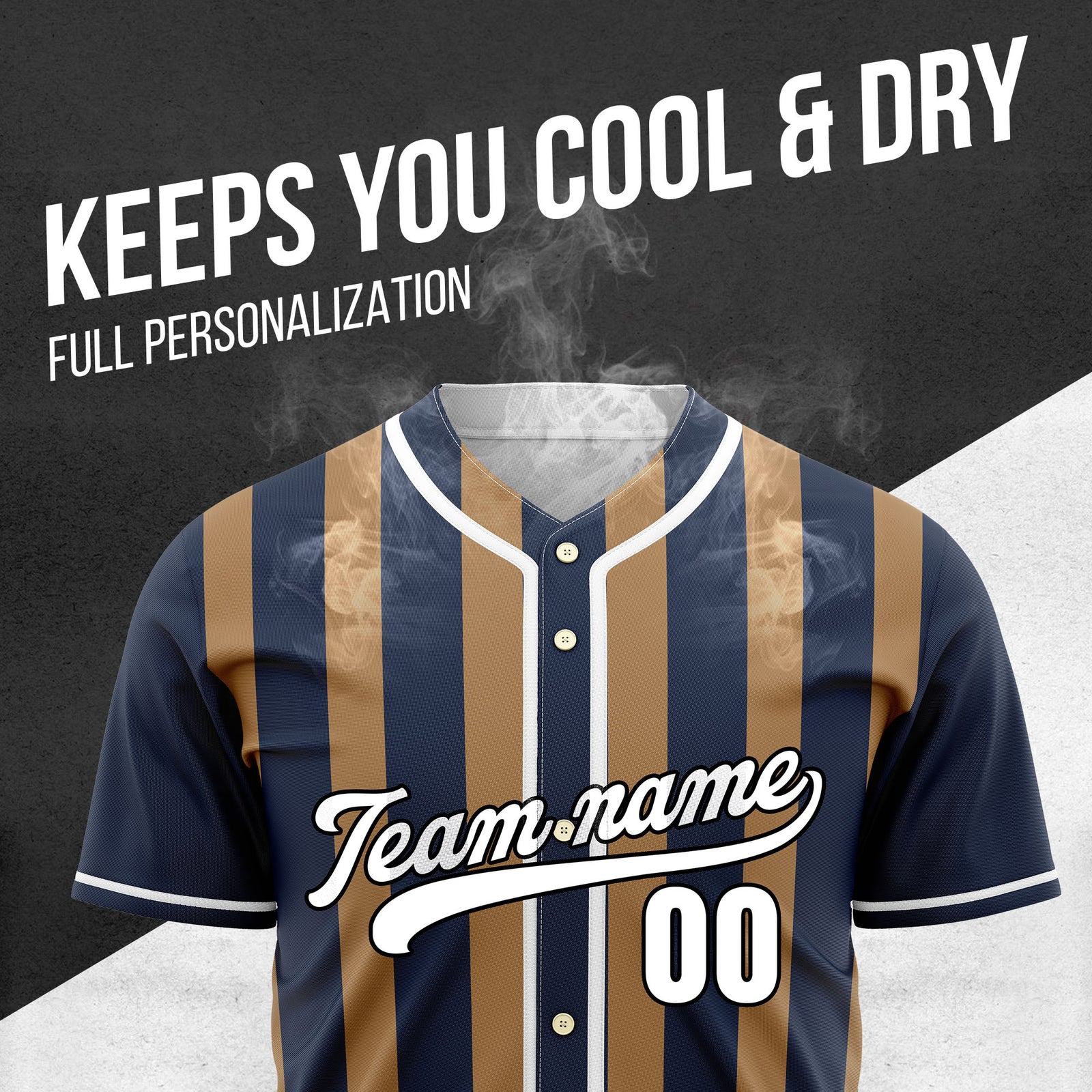 Custom Strikeforce Navy Raglan Style Baseball Sports Jersey Personalized Uniform with Name & Number